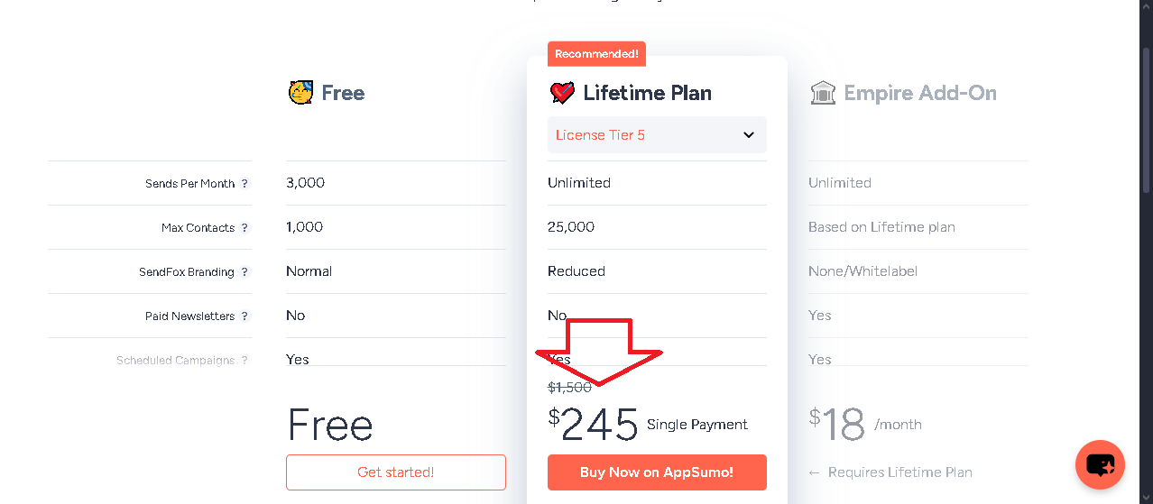 Envoi GRATUIT tous les mois de courriels à vos clients, valeur 345 $